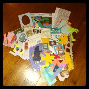 Scrapbook craft lot